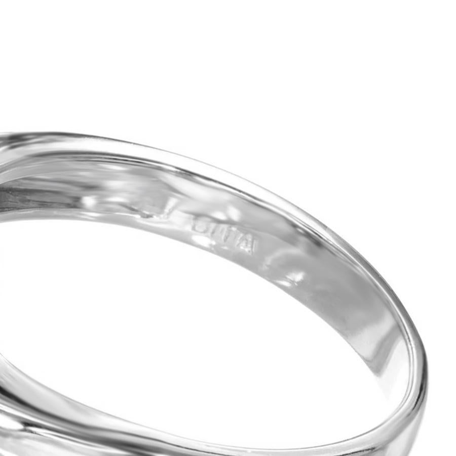 Anello Cocktail di fidanzamento in oro bianco con diamante e zaffiro aureolato da 2,75 carati in vendita 1