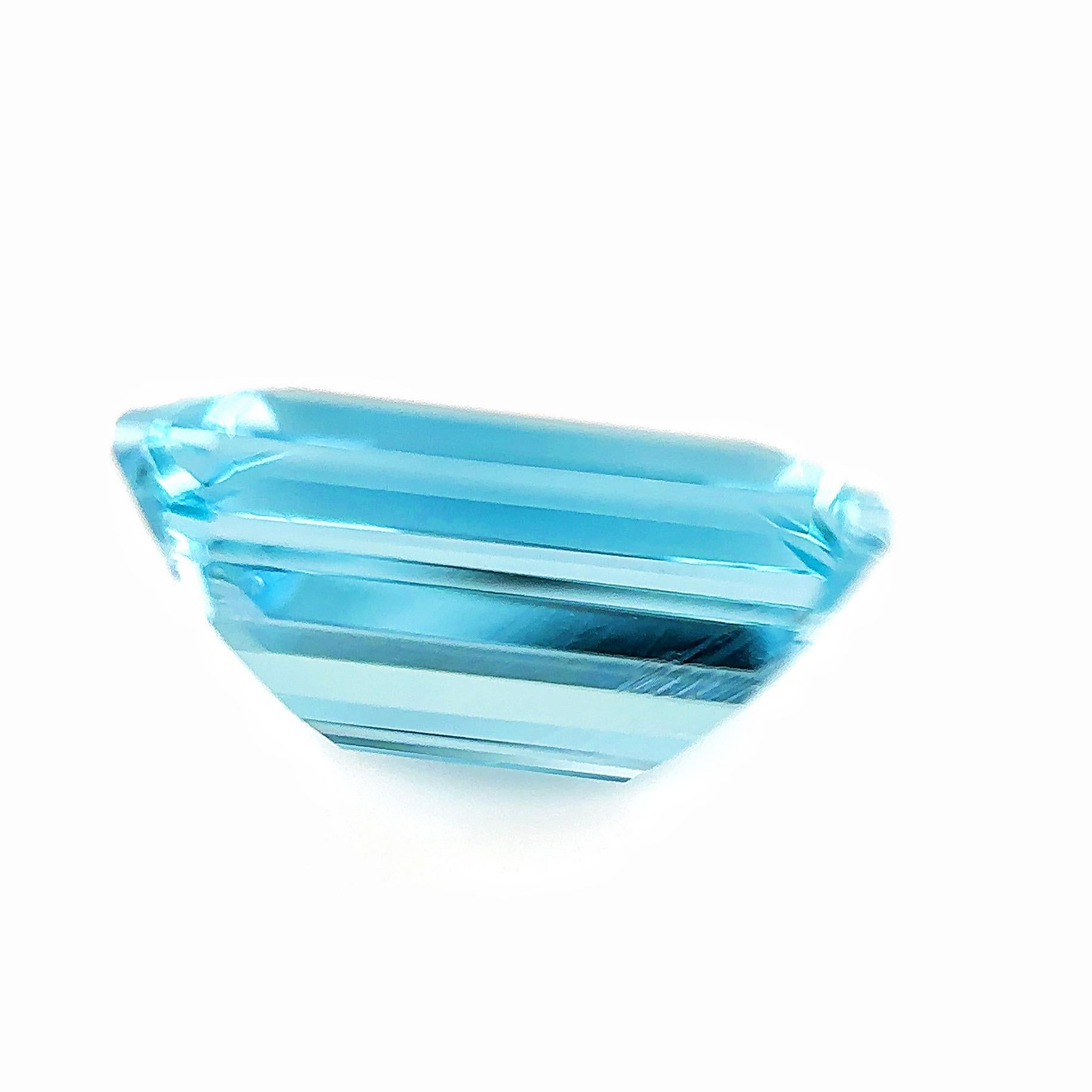 2.75 Carat Natural Aquamarine Loose Stone In New Condition For Sale In London, GB