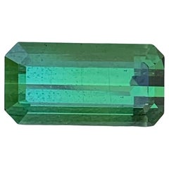 2.75 Carat Natural Loose Emerald Shape mint Tourmaline Gem For Ring 