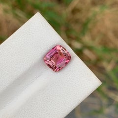 2.75 Carat Natural Loose Pink Tourmaline Cushion Gemstone