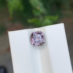 2.75 Carat Natural Loose Purple Pink Tourmaline Cushion Shape Gem