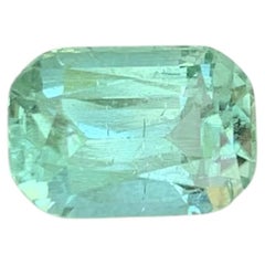2.75 carati di tormalina naturale sfusa di colore verde acqua, taglio a cuscino, gemma afgana