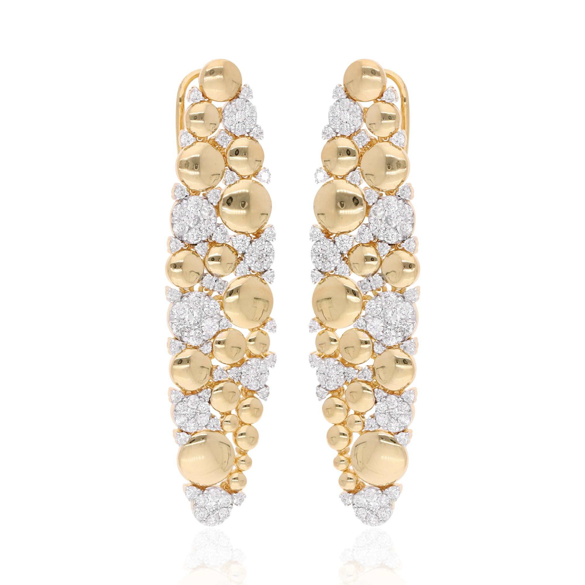 Orecchini lunghi con diamante in oro 18K, orecchini a barretta in oro con diamante genuino di forma ovale, orecchini di diamanti pendenti, regalo da damigella per lei

Questi orecchini di diamanti Dainty sono una promessa di perfezione e purezza.
