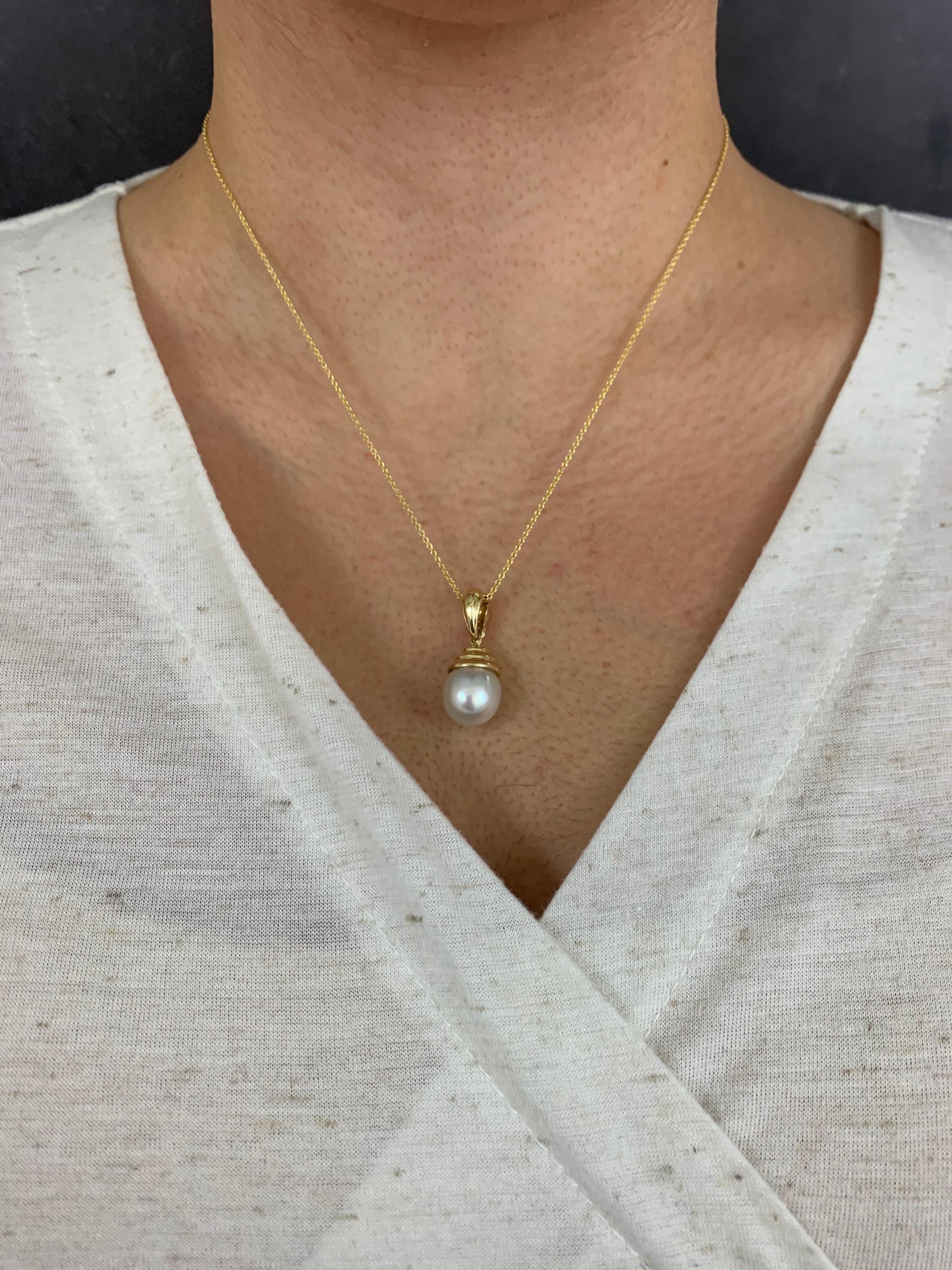 14K Yellow Gold

1 Round South Sea Pearl at 2.75 Carats

Fine one-of-a-kind craftsmanship meets incredible quality in this breathtaking piece of jewelry. 

All pieces are made in the U.S.A and come with a lifetime warranty! 

Undeniably rare,