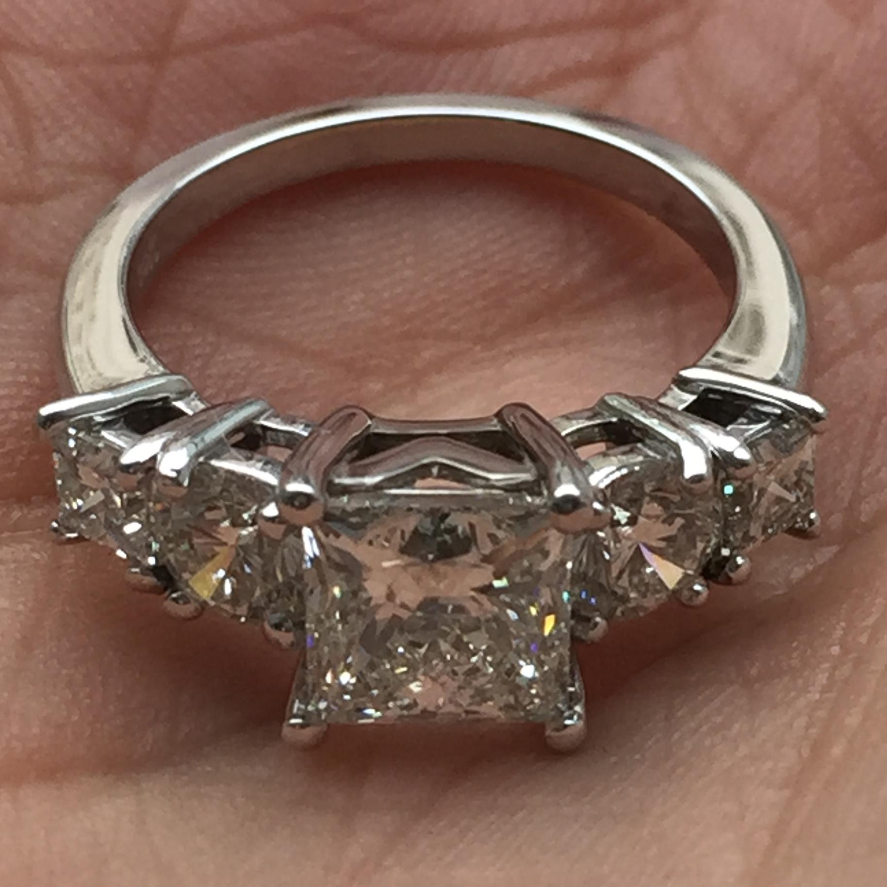 AS012-0300056
Can be sized to any finger size, ring will be made to order and take approximately  1-3 weeks from customers final design approval. If you need a sooner date let us know and we will see if we can accommodate you. Carat weight and color