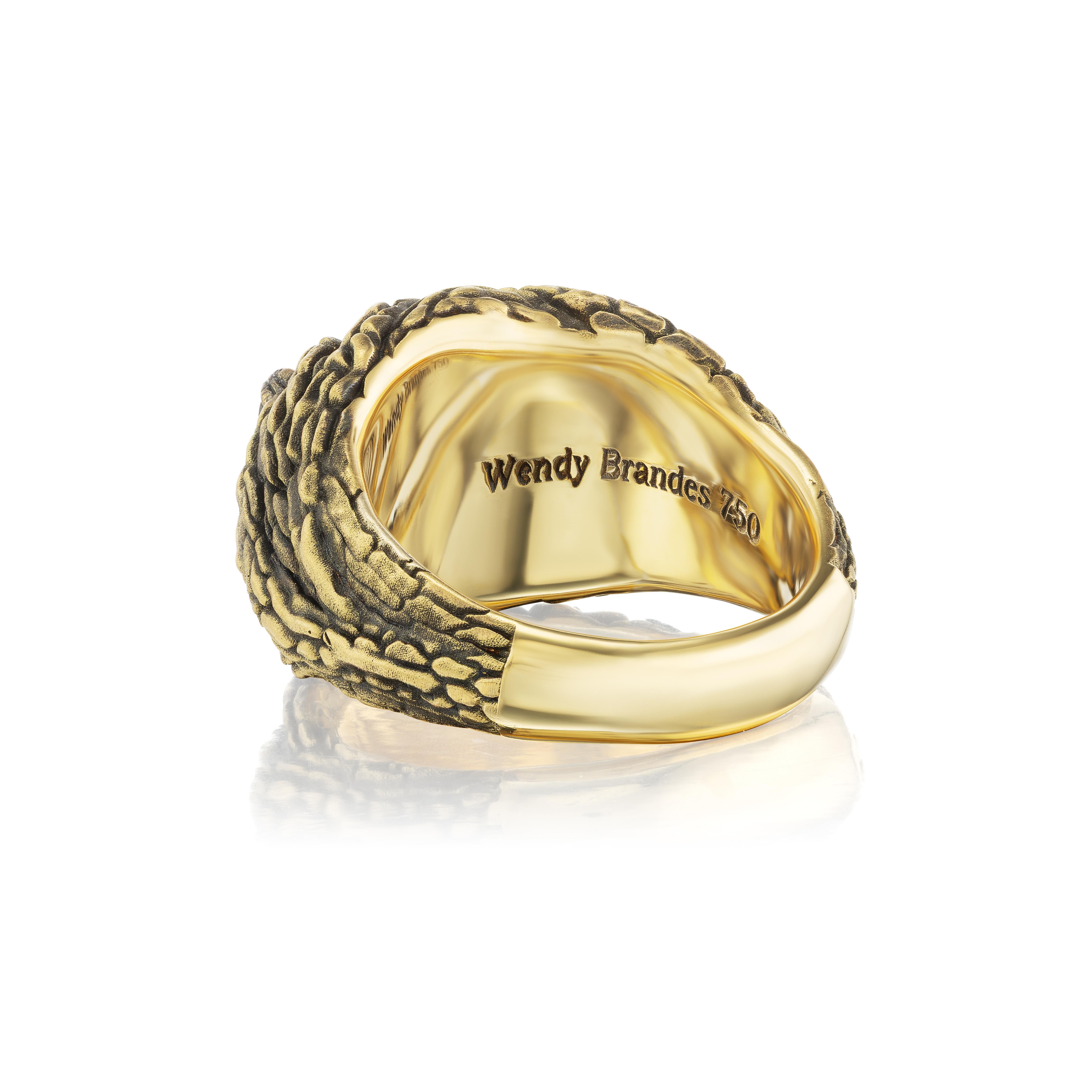Emerald Cut 2.75 Carat Watermelon Tourmaline 18K Yellow Gold Ring For Sale