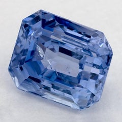 2.75 Ct Zaffiro blu taglio ottagono Gemma sfusa