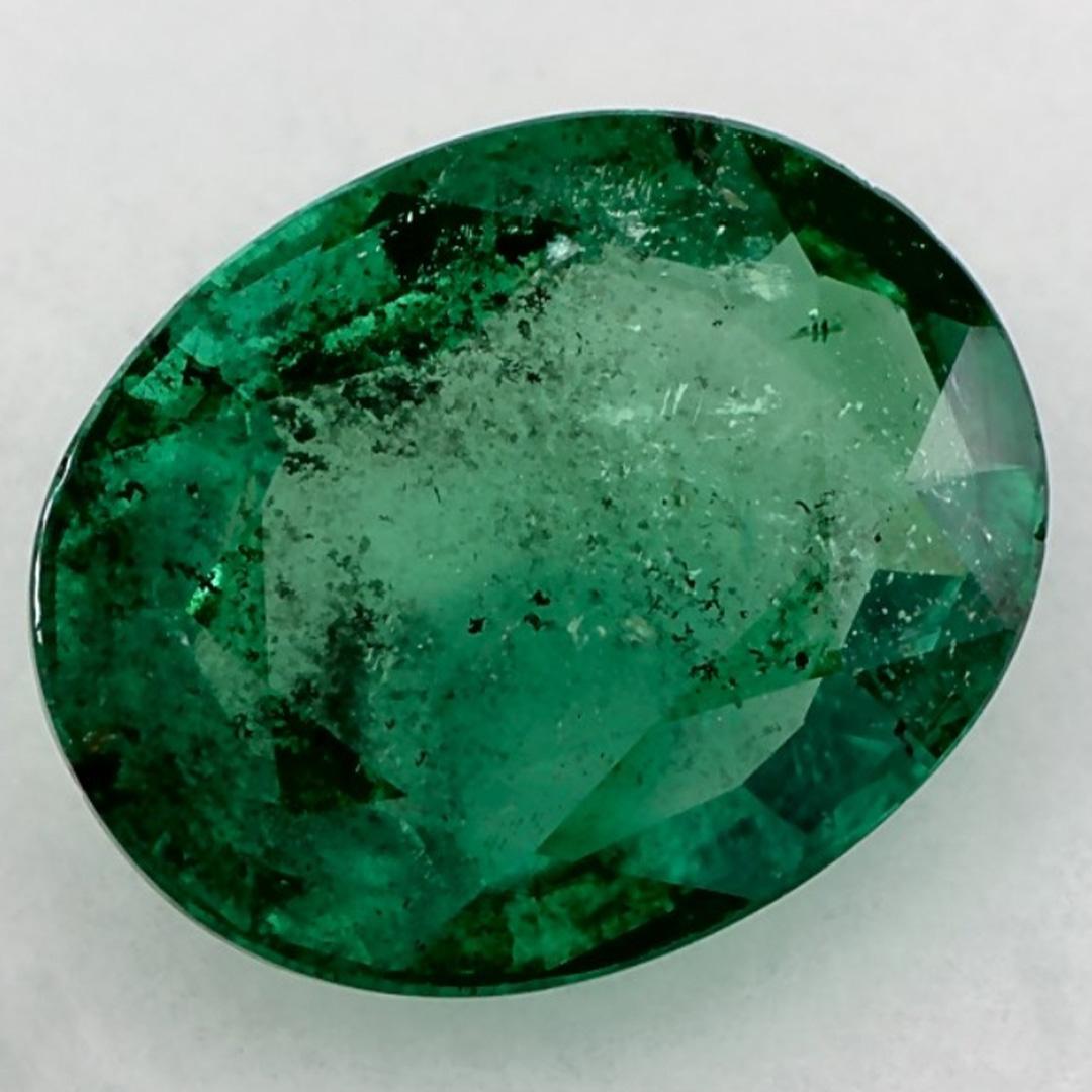 2.75 Karat Smaragd Oval Loser Edelstein (Ovalschliff) im Angebot