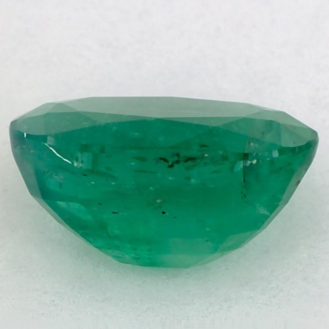 2.75 Ct Emerald Oval Loose Gemstone In New Condition For Sale In Fort Lee, NJ