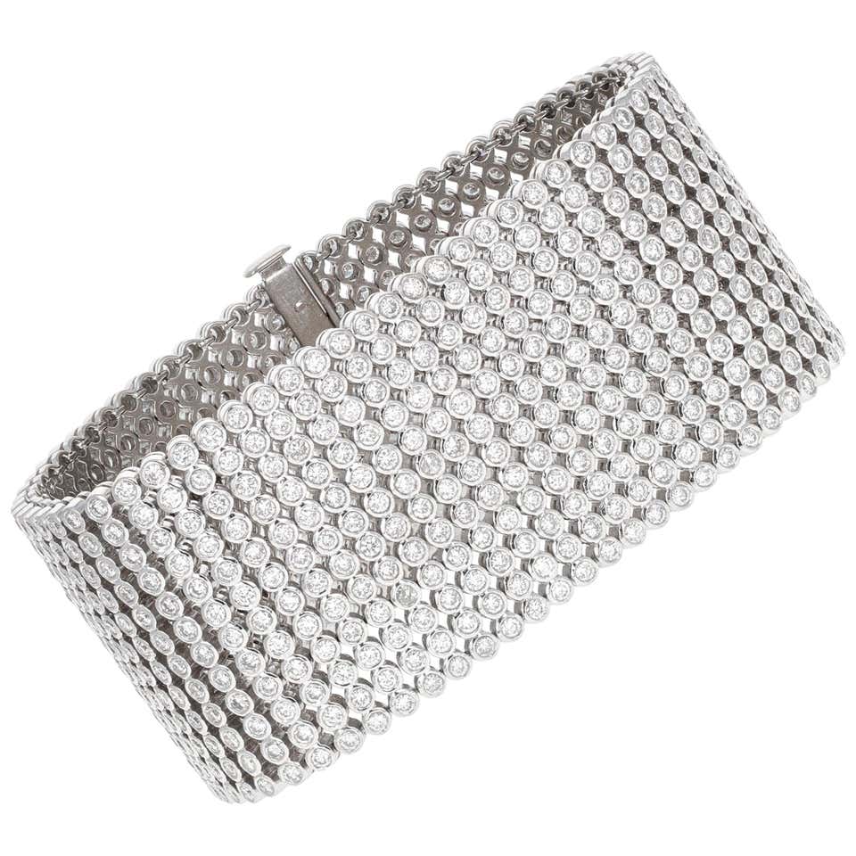 3.74 Carat Mixed Shape Diamond Tennis Bracelet For Sale at 1stDibs ...