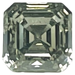 IGI certified 0.38carat Natual diamond Rare Gray Green Yellow