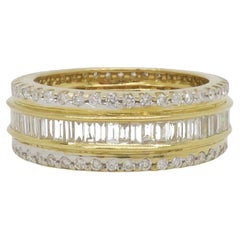 2.75CTW Diamond Eternity Band made in 18K Yellow Gold