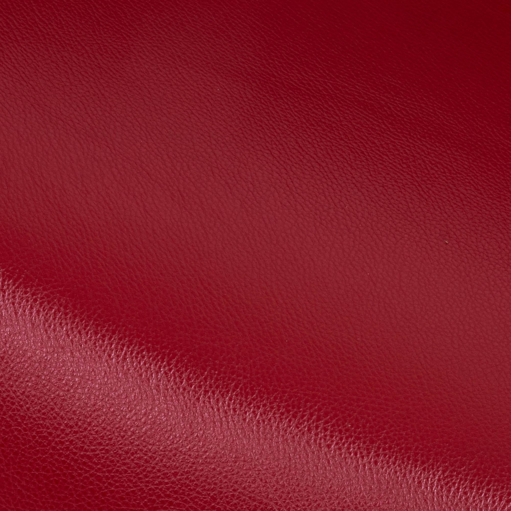 Cassina by Jean-Marie Massaud, 277 Auckland Red Leather Lounge Swivel Chair 5