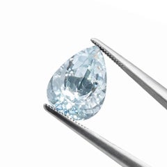 2.77 Carat Pear Faceted Aquamarine Loose Gemstone
