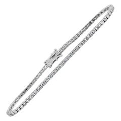 Roman Malakov 2.77 Carats Total Brilliant Round Shape Diamond Tennis Bracelet