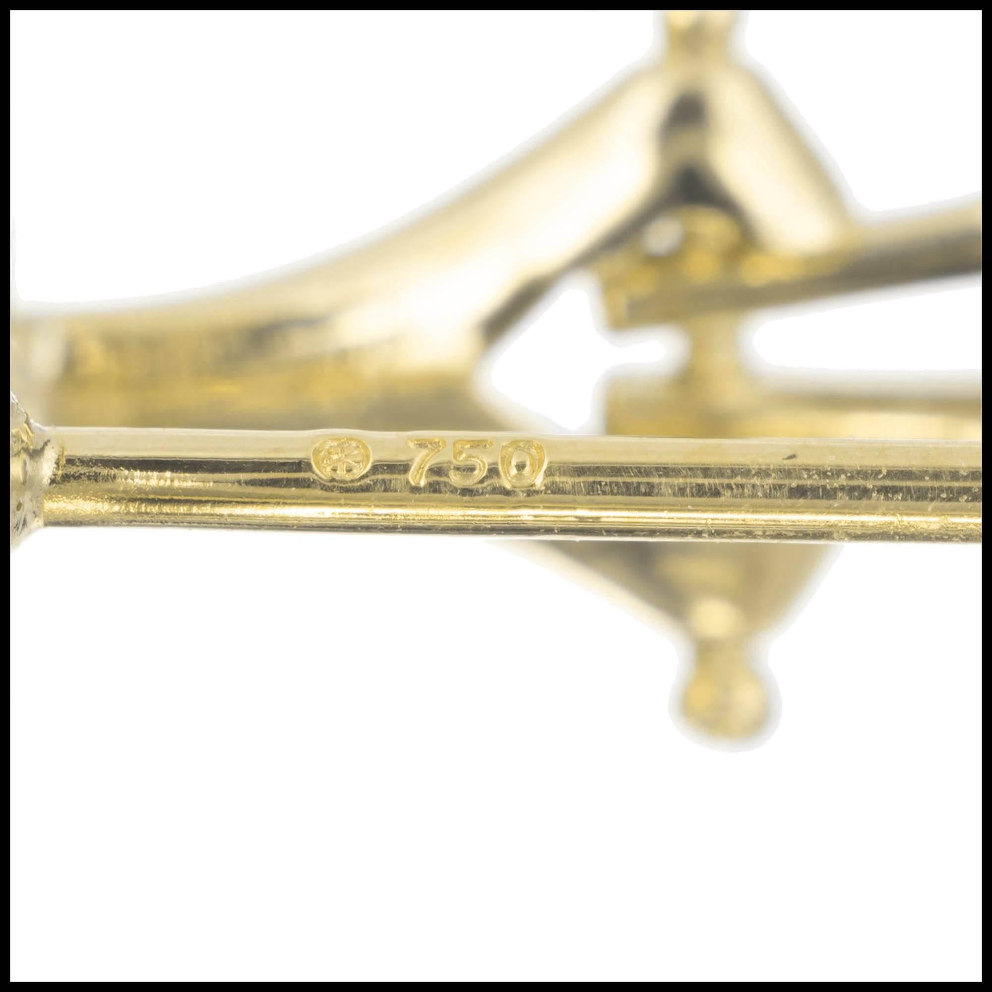 2.77 Farbe Prinzessinnenschliff Diamant Gold Quadratische Clip Post Ohrstecker im Zustand „Gut“ im Angebot in Stamford, CT