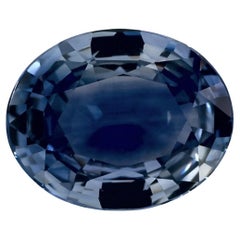 2.77 Ct Blue Sapphire Oval Loose Gemstone