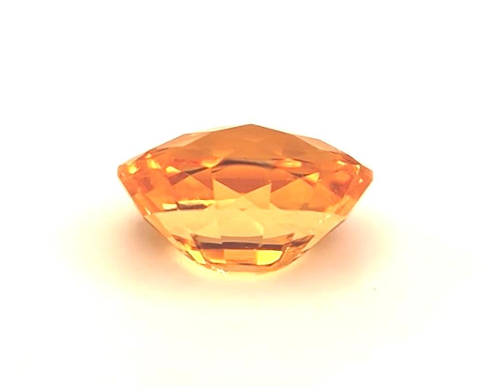 Grenat mandarin ovale de 2,77 carats, pierre en vrac non sertie Unisexe en vente