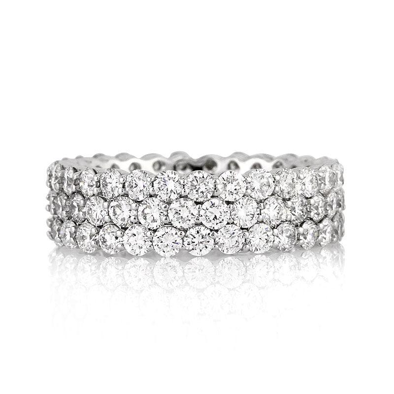 2.77ct Round Brilliant Cut Diamond Eternity Band