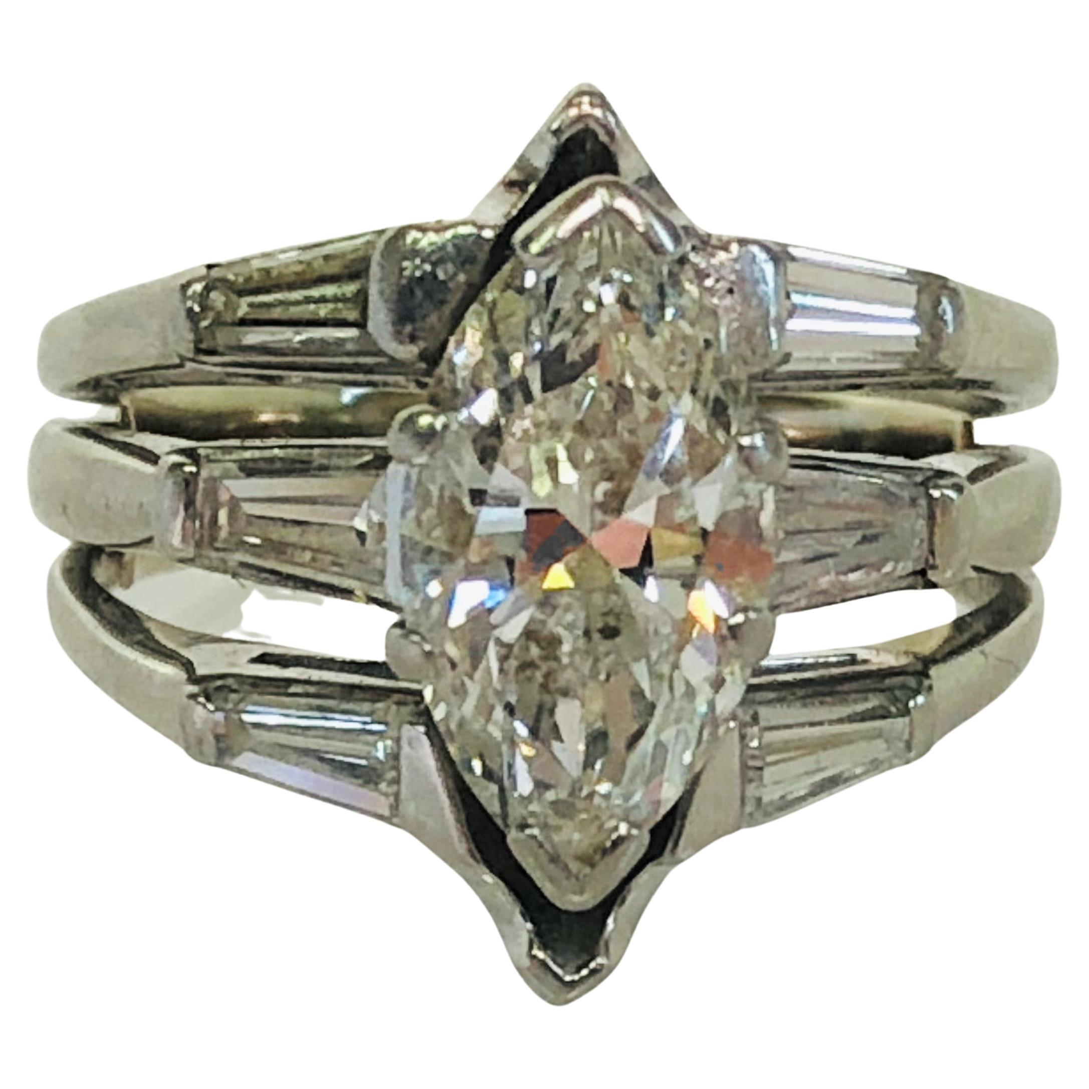 2.77tdw Marquise Cut Ring For Sale