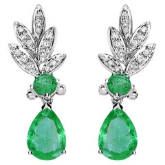 Pendientes de esmeralda
