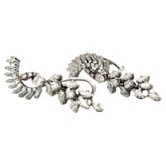 2,78 Karat I VS Diamant-Tropfen-Ohrringe aus 18K Weißgold Vintage By