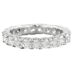Exquisite 2,78 Karat natürlichen Diamanten Eternity Ring: Timeless Luxus in 14K Solid