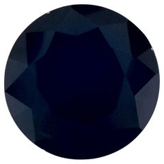 2.78 Ct Blue Sapphire Round Loose Gemstone