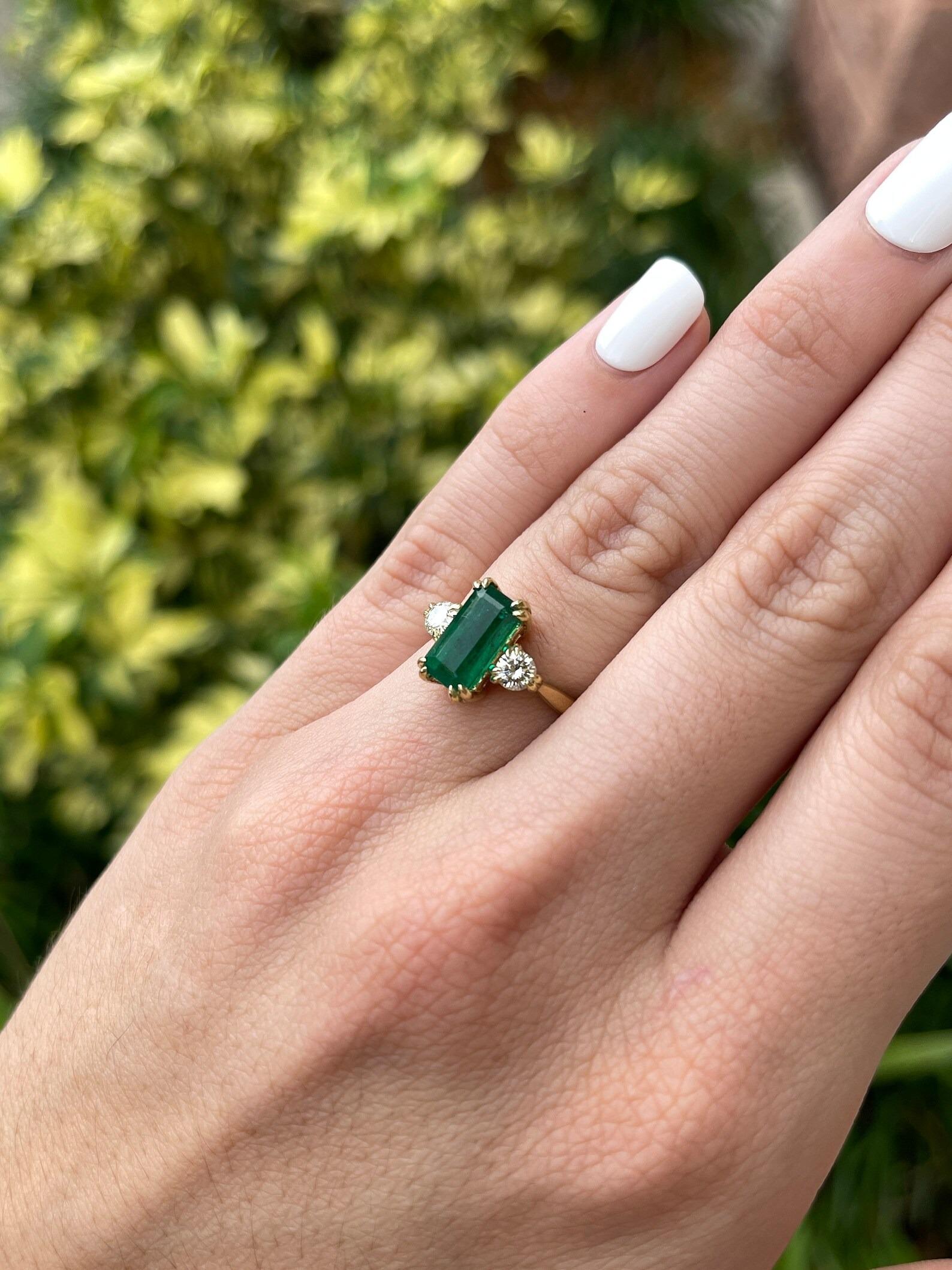 brilliant cut emerald