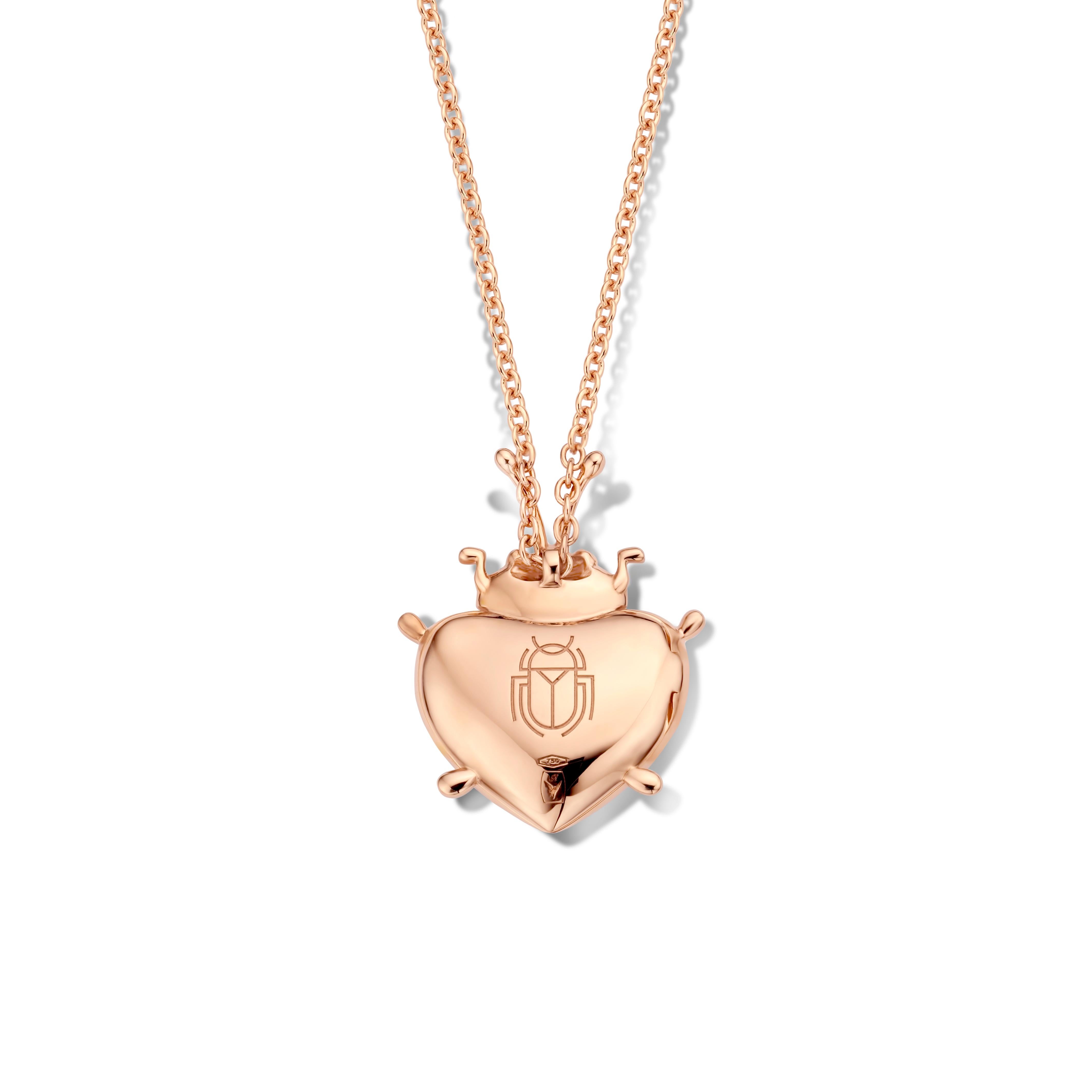 Contemporary 2.79Ct Mandarine Garnet And Tsavorite 18K Rose Gold Diamond Pendant Necklace For Sale