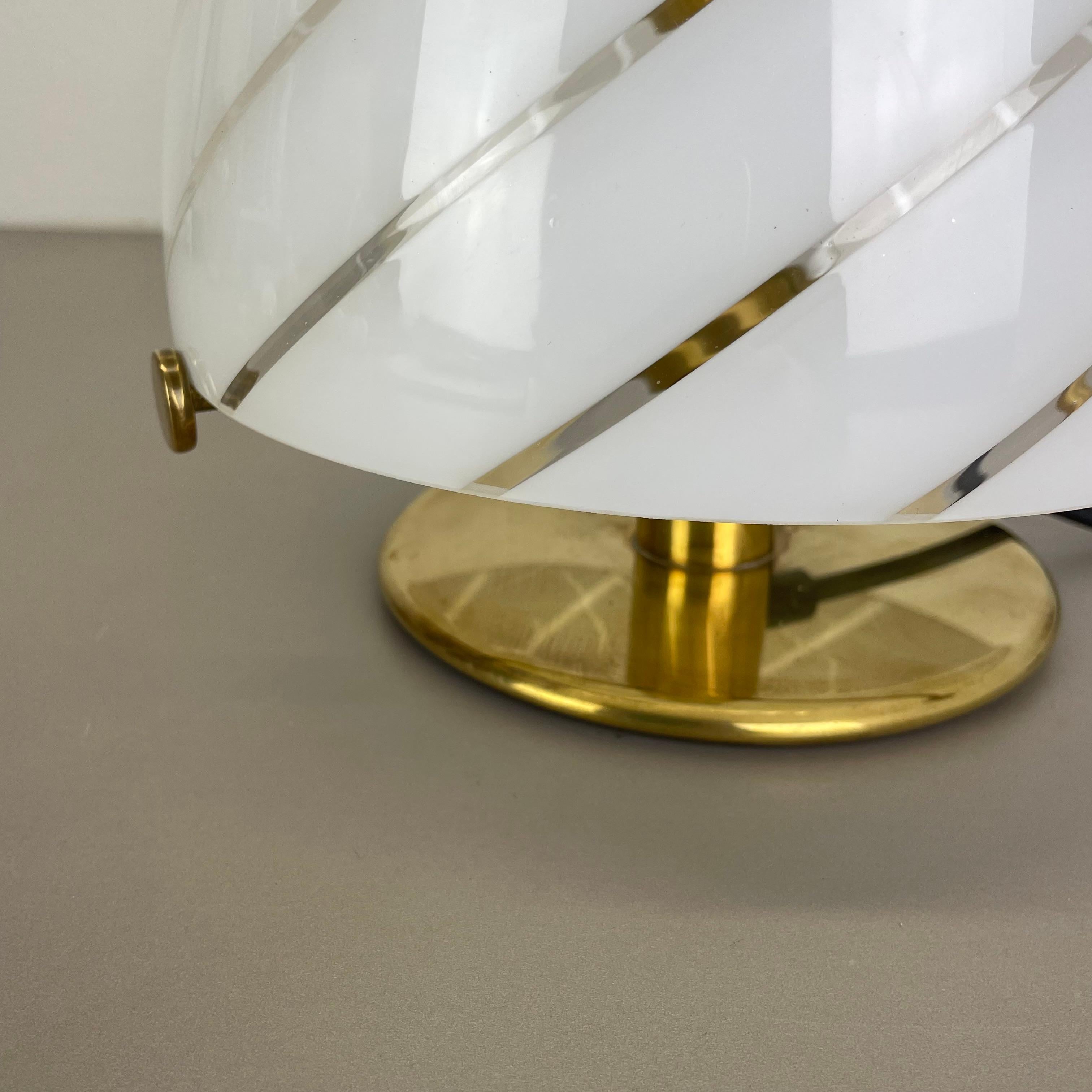 Lampe de bureau SWIRL de 27 cm en verre de Murano fabriquée par Vetri Murano, Italie, 1970 en vente 4