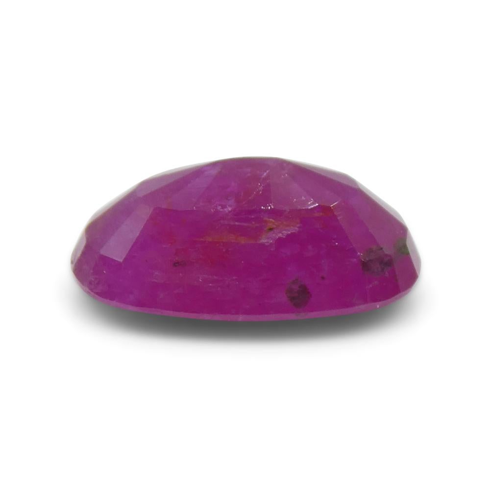 2.7ct Oval Red Ruby from Vietnam For Sale 1