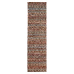 2'7"x10' Chili Red Kohinoor Herat Design Hand Knotted Wool Runner Oriental Rug