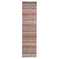 2
7 "x10
 Tapis de course en laine douce Kohinoor Design/One, noué à la main, rouge argileux
