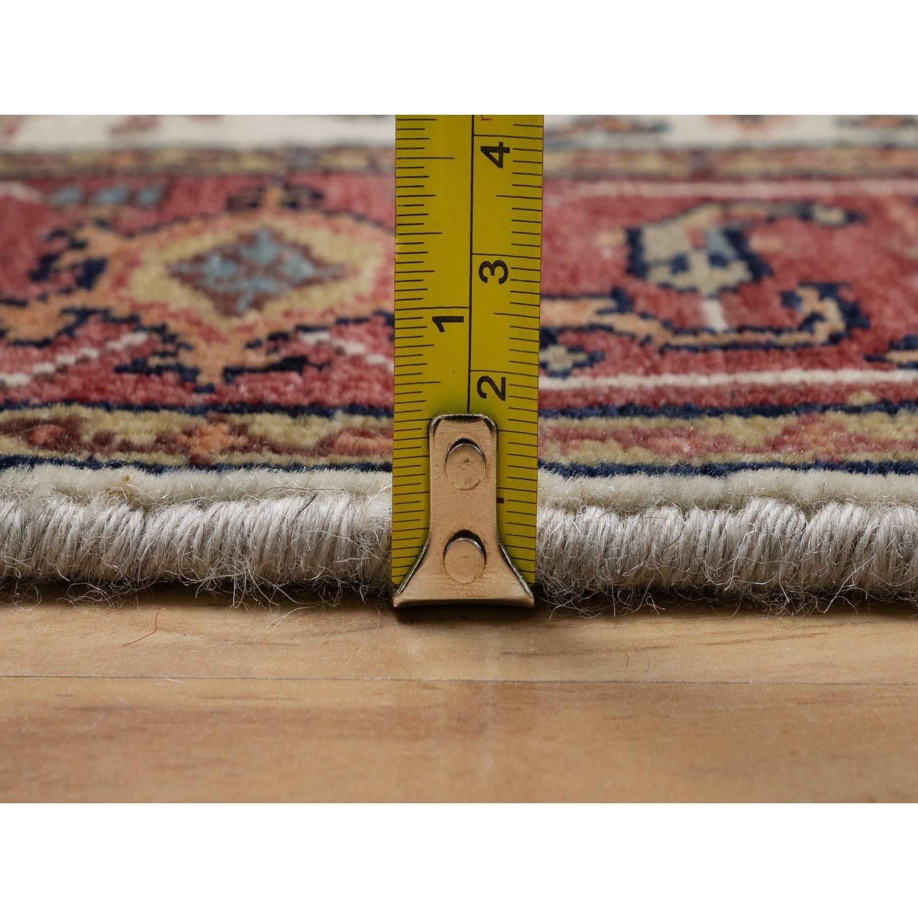 Tappeto Runner in lana Heriz Re-Creation 2'7 