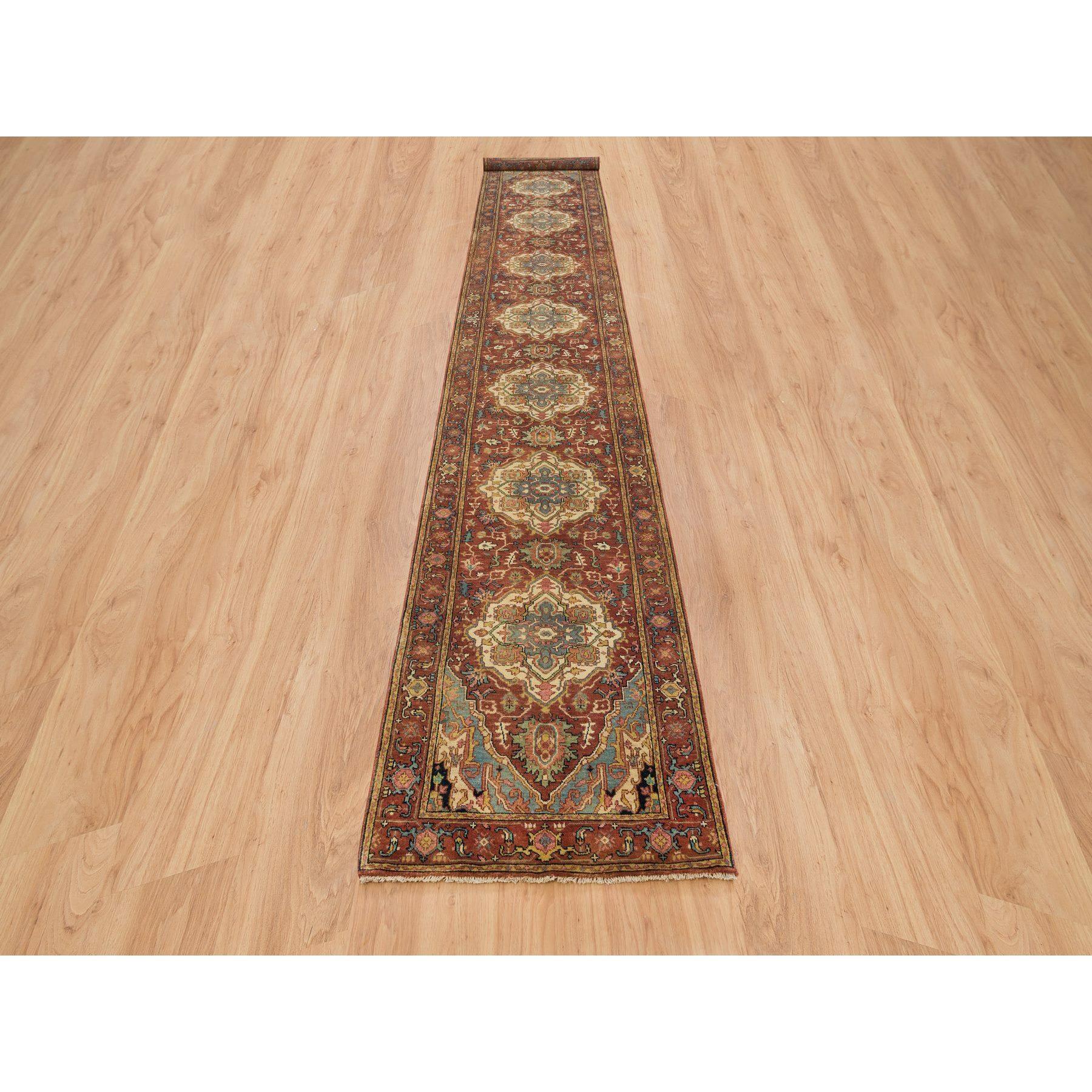 This is a truly genuine one-of-a-kind Hand Knotted Antiqued Fine Heriz Re-Creation, Soft Wool Oriental Rug. It has been Knotted for months and months in the centuries-old weaving craftsmanship techniques by expert artisans.
Primary materials: