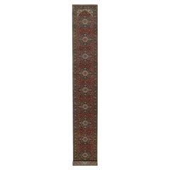 2
7"x20
4" Maroon Red Antiqued Fine Heriz Revival Hand Knotted Wool Runner Rug 2
7"x20
4" Maroon Red Antiqued Fine Heriz Revival Hand Knotted Wool Runner Rug