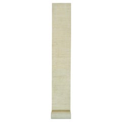 2'7 "x25'1" Lana Blanca Envejecida Anudada a Mano Lori Buft Gabbeh Alfombra de Diseño Liso