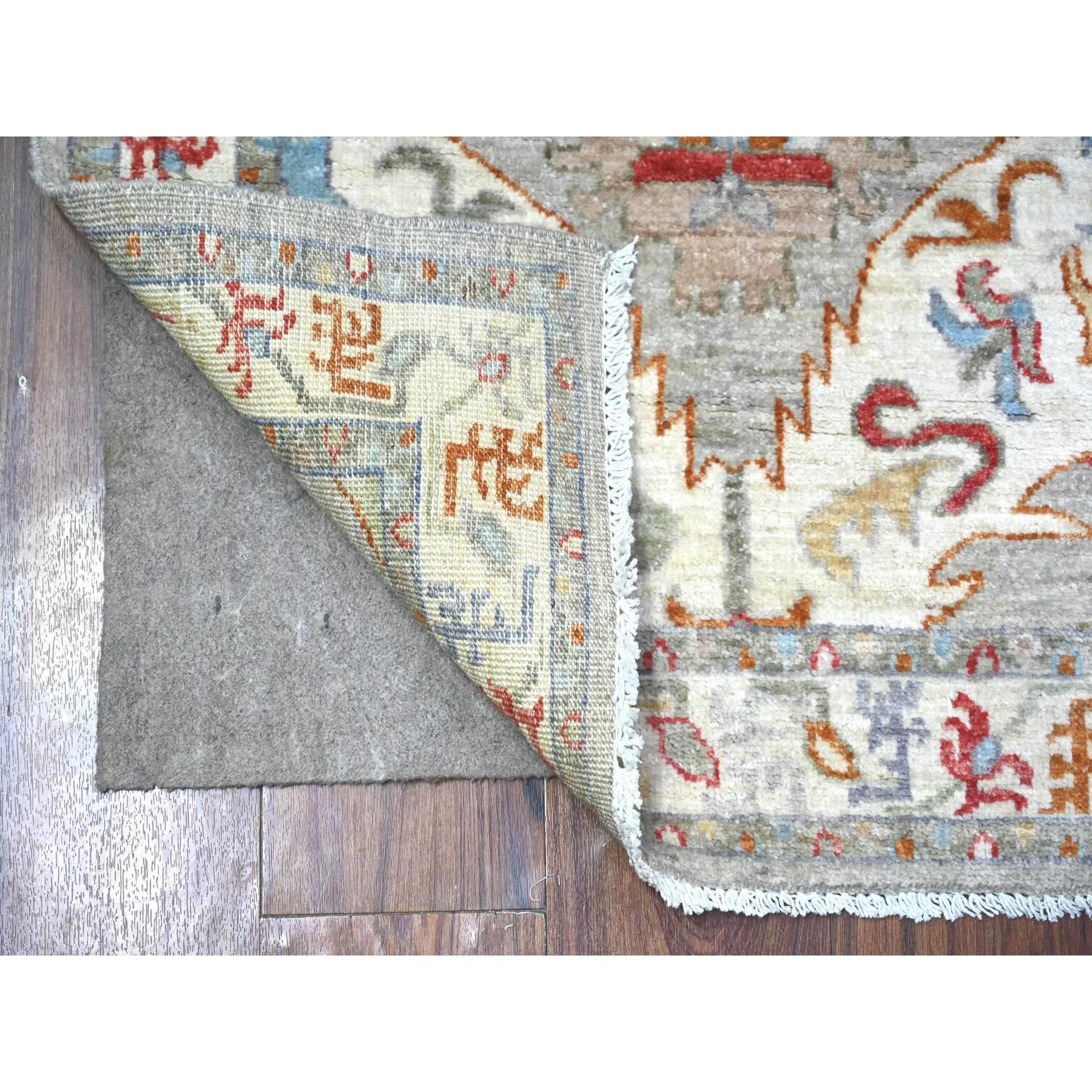 This is a truly genuine one-of-a-kind Aryana Sultanabad Leaf Design, Hand Knotted, Pure Wool, Oriental Rug. It has been Knotted for months and months in the centuries-old weaving craftsmanship techniques by expert artisans.
Primary materials: