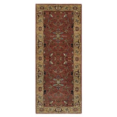 2'7"x6'1" Rubor Red Plush and Lush All Wool Hand Knotted Vegetable Dyes Rug