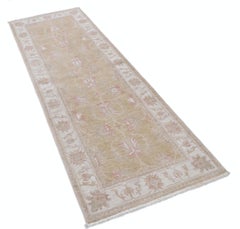 2.7x8.2 ft Handknotted Runner Rug for Corridor. Wool Rug for Kitchen. Stair Rug