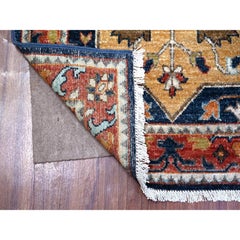 2'7"x9'8" Fibonacci Blue Caucasian Akstafa Design Aryana Runner Oriental Rug