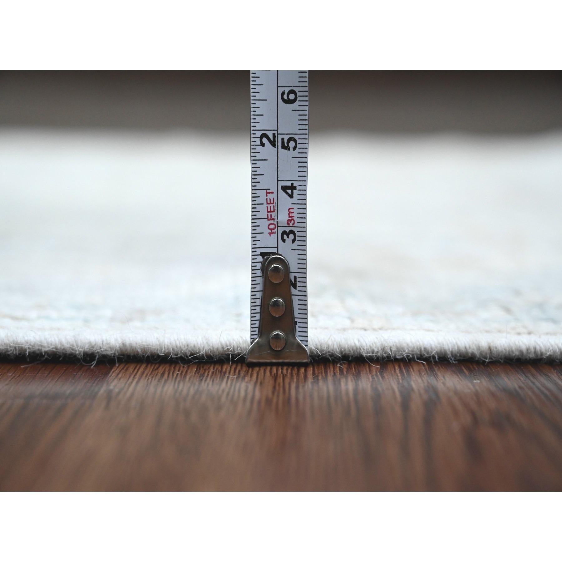 Tappeto Runner afgano grigio 2'7 