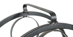 28 Bottle Arch Top Metal Wine Rack Attributed to Arthur Umanoff