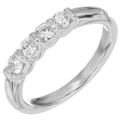 .28 Carat round Diamond Platinum Wedding Band Ring