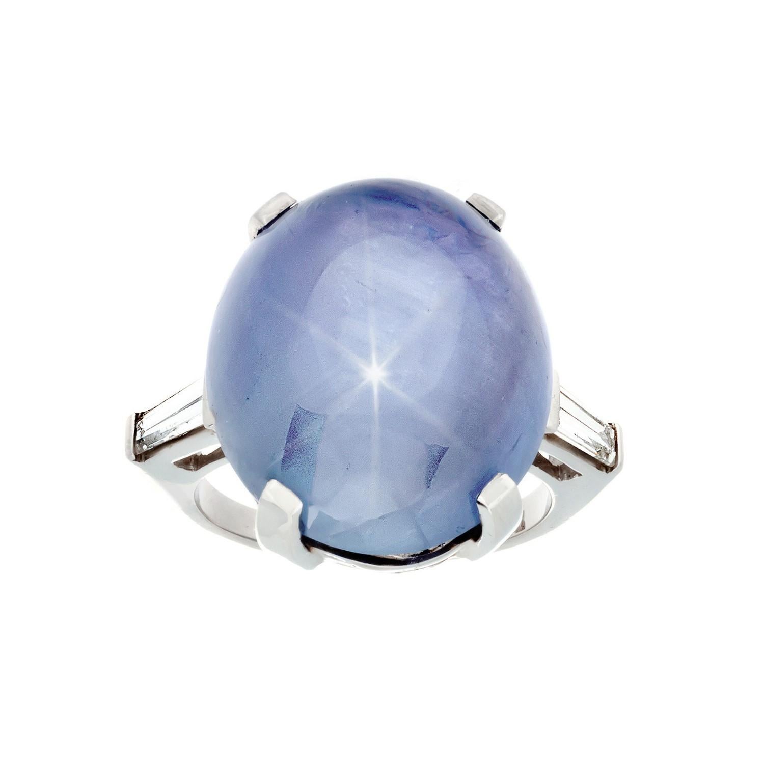 blue star stone ring