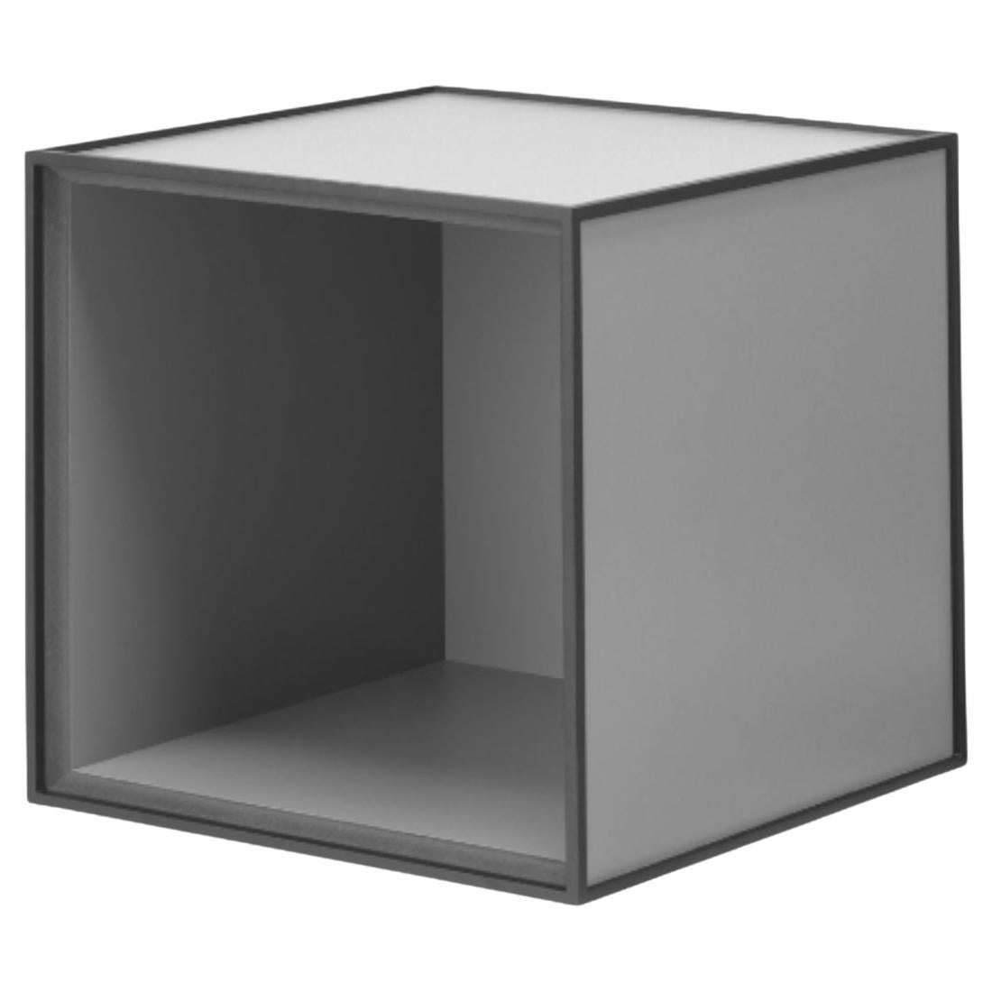 28 Dark Grey Frame Box by Lassen For Sale