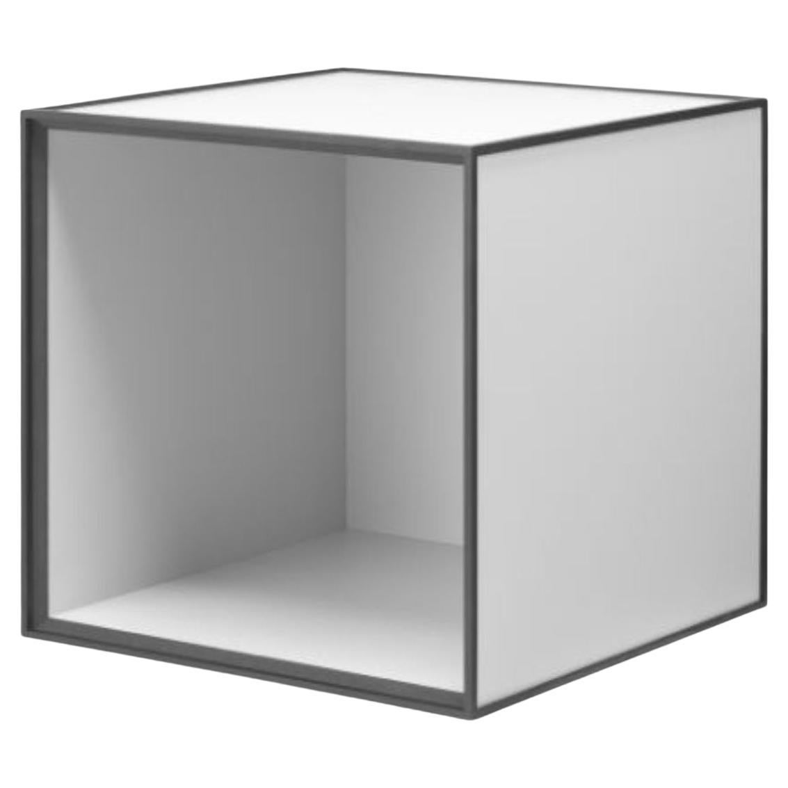 28 Light Grey Frame Box by Lassen For Sale