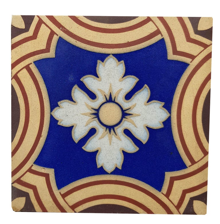 28 Minton and Co. Encaustic Floor Tiles For Sale at 1stDibs