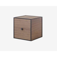 28 Smoked Oak Frame Box with Door by Lassen